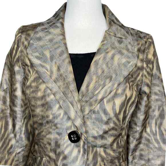 Classiques Entier Atelier Size S Oversized Jacket Blazer Shimmery Cocktail - Picture 2 of 15